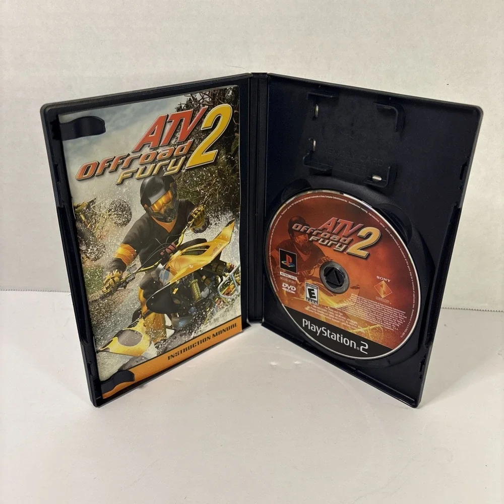 ATV Offroad Fury 2 Sony PlayStation 2 PS2 Racing Game CIB Complete Manual 2002